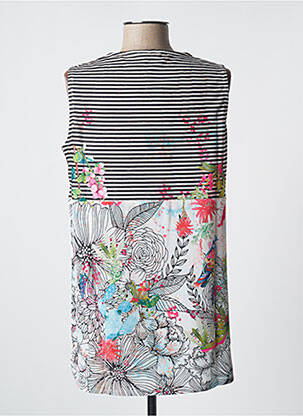 Top tissage crêpe sans manche noir KALISSON femme