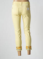 Pantalon 7/8 jaune KALISSON pour femme seconde vue