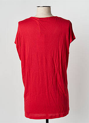 T-shirt stretch manches courtes rouge BAGORAZ femme