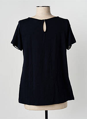 T-shirt stretch manches courtes bleu KALISSON femme