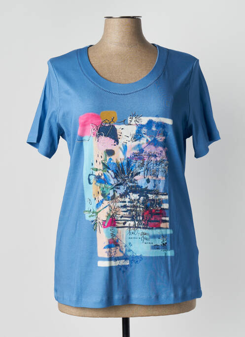 T-shirt bleu BAGORAZ pour femme