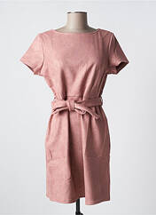 Robe courte rose IKOONE&BIANKA pour femme seconde vue