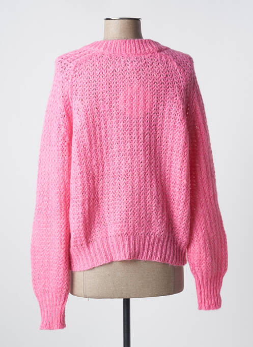 Gilet manches longues stretch rose COLYNN femme