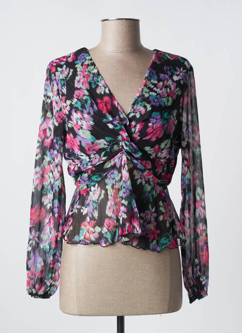 Blouse noir LILIE ROSE pour femme