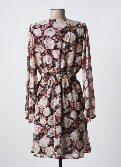 Robe courte marron IKOONE&BIANKA pour femme