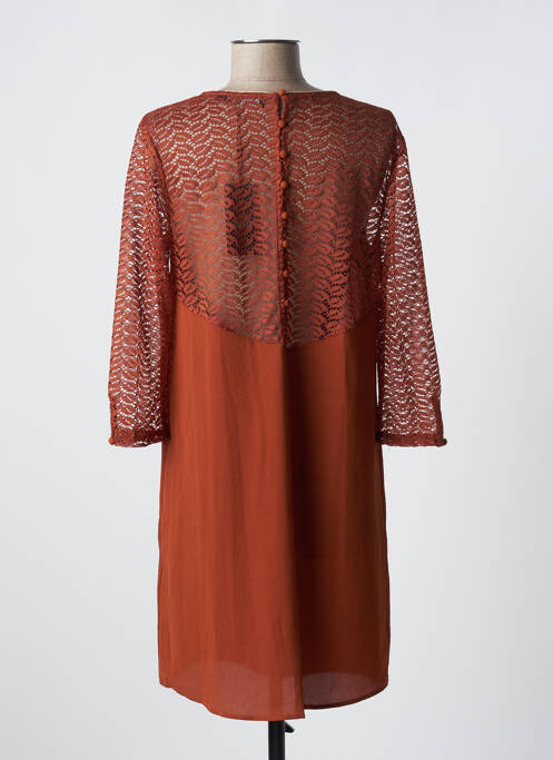 Robe courte marron IT HIPPIE pour femme