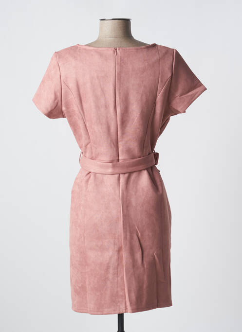 Robe courte rose IKOONE&BIANKA pour femme