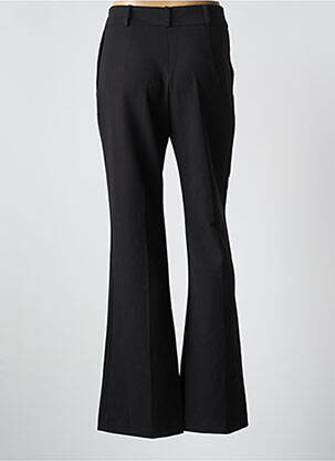 Pantalon droit stretch taille haute noir CHARMING GIRL femme