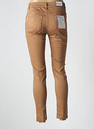 Pantalon 7/8 stretch taille normale beige MILA femme