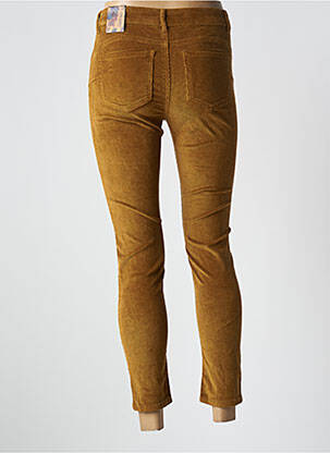 Pantalon 7/8 stretch taille normale marron ONADO femme