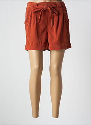 Short taille haute taille haute orange EMMA ELLA femme