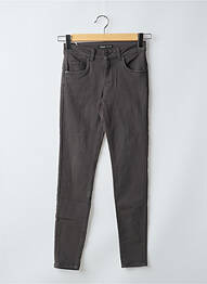 Jeans skinny push-up taille normale gris TOXIK3 femme