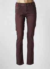 Jeans coupe slim marron ONADO pour femme seconde vue