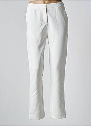 Pantalon slim blanc ACBELLE pour femme