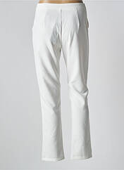 Pantalon slim blanc ACBELLE pour femme seconde vue