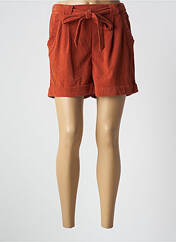 Short orange EMMA ELLA pour femme seconde vue