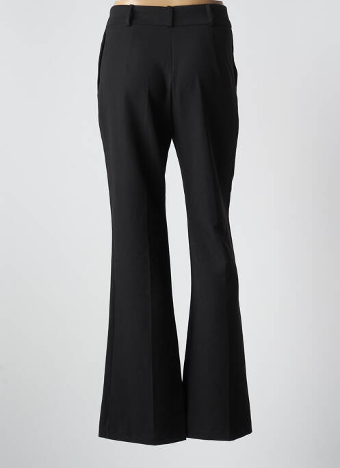 Pantalon droit stretch taille haute noir CHARMING GIRL femme