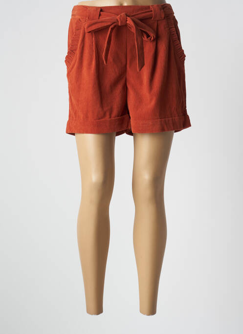 Short taille haute taille haute orange EMMA ELLA femme