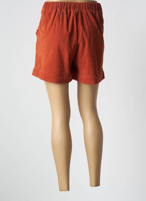 Short taille haute taille haute orange EMMA ELLA femme
