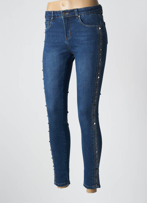 Jeans skinny bleu TOXIK3 pour femme