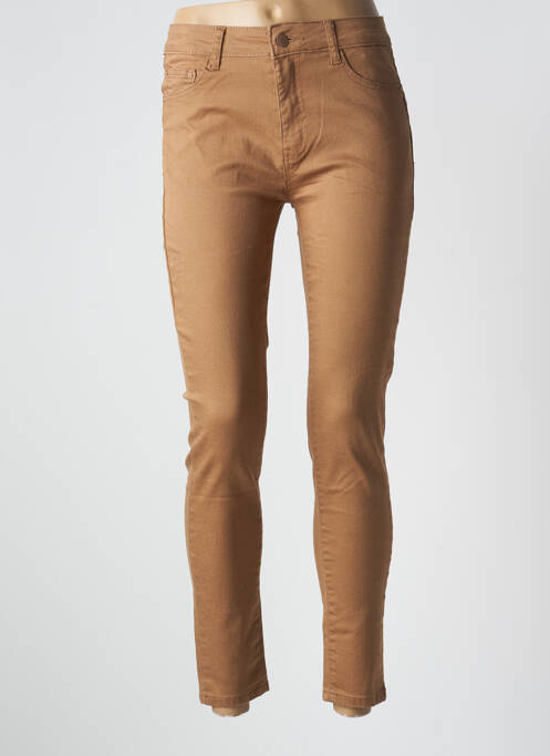 Pantalon 7/8 beige MILA pour femme