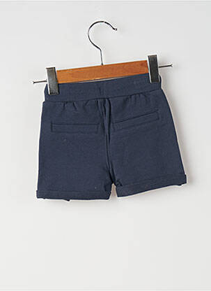 Short poches taille élastique bleu QUAPI garçon