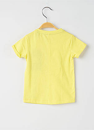 T-shirt coupe droite manches courtes jaune QUAPI garçon