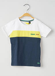 T-shirt coupe droite manches courtes bleu QUAPI garcon