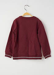 Sweat-shirt rouge QUAPI pour fille seconde vue