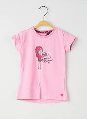 T-shirt rose QUAPI pour fille seconde vue