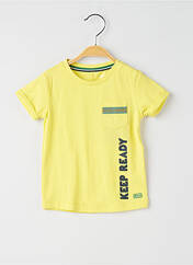 T-shirt jaune QUAPI pour garçon seconde vue