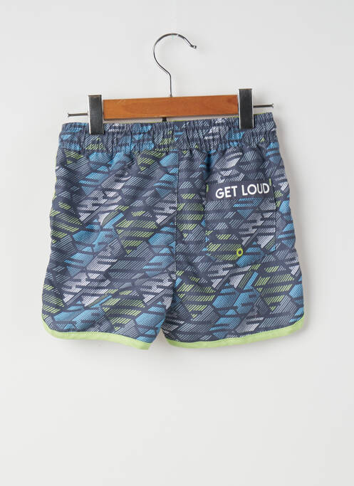 Short coupe droite taille élastique bleu QUAPI garcon
