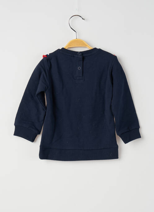 Sweat-shirt manches longues manches longues bleu QUAPI fille