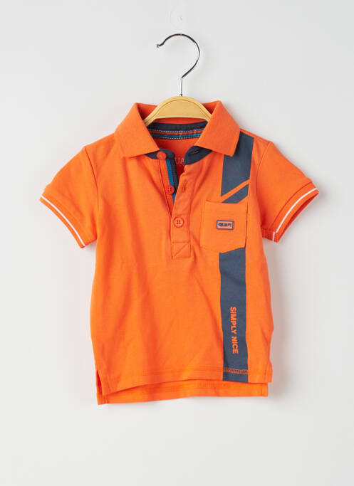 Polo orange QUAPI pour garçon