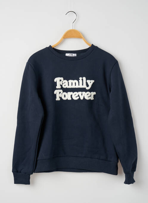 Sweat-shirt bleu PM MERE & FILLE pour fille