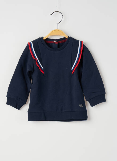 Sweat-shirt bleu QUAPI pour fille