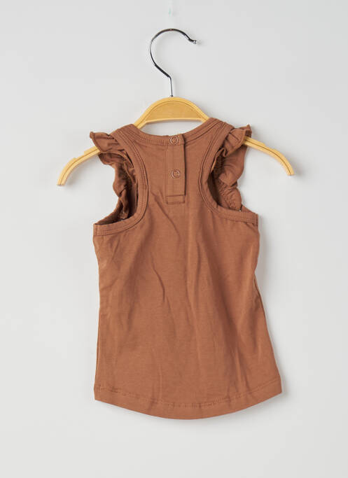 Top marron QUAPI pour fille