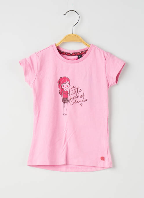 T-shirt rose QUAPI pour fille