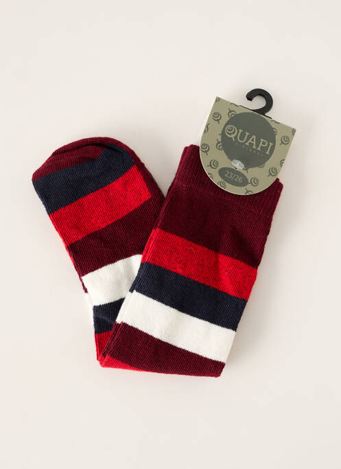 Chaussettes rouge QUAPI pour fille