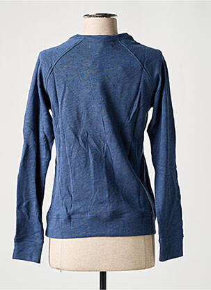 Sweat-shirt maille semi-opaque manches longues bleu BANANA MOON femme
