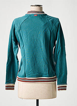 Sweat-shirt broderie manches longues vert BANANA MOON femme