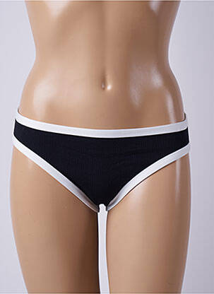 Bas de maillot de bain culotte culotte noir LIVIA femme