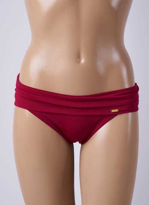 Bas de maillot de bain rouge LIVIA pour femme