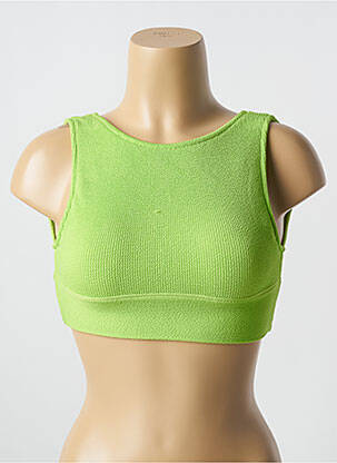 Haut de maillot de bain sans armature brassieres vert BANANA MOON femme