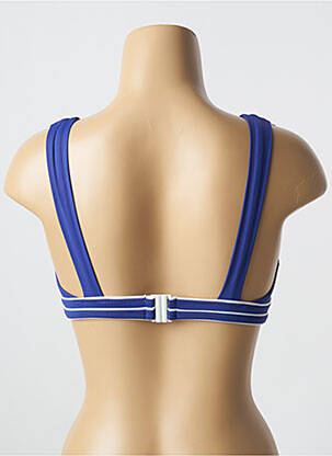 Haut de maillot de bain haut triangles haut triangles bleu LIVIA femme
