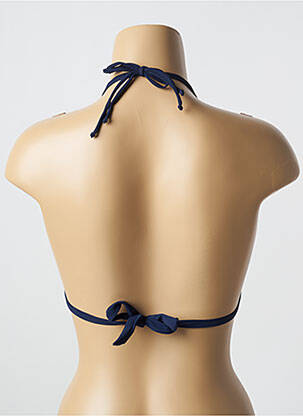Haut de maillot de bain haut triangles haut triangles bleu BANANA MOON femme