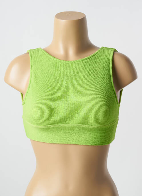 Haut de maillot de bain sans armature brassieres vert BANANA MOON femme
