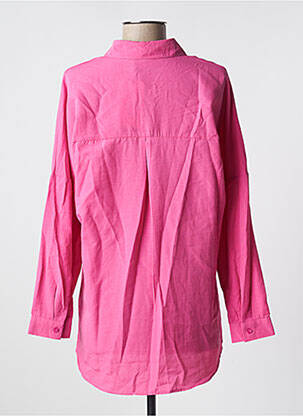 Tunique manches longues col chemisier rose BIG DART femme