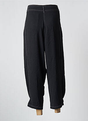 Pantalon 7/8 taille haute taille haute noir TOUCHÉ femme