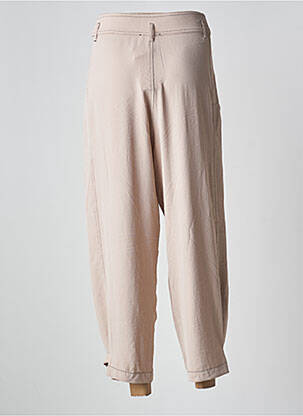 Pantalon 7/8 taille haute taille haute beige TOUCHÉ femme